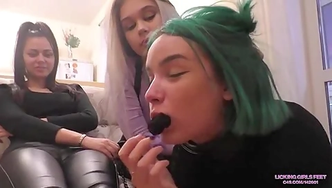 Lesbian Kinky Foot Fetish Domination Video