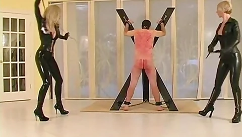 Hard Whipping By 2 Mistresses