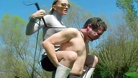Pony Riding Slave Training