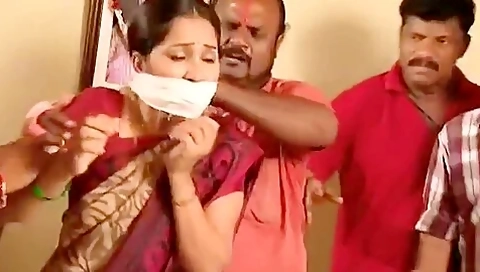 Cute Girl Help Captive In Storeroom