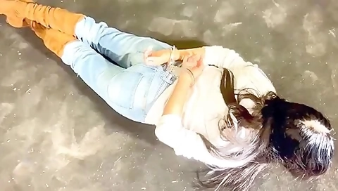 Sexy Girl Arrested And Handcuffed