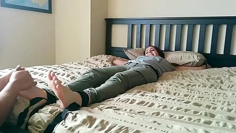 Bed Bound And Tickled