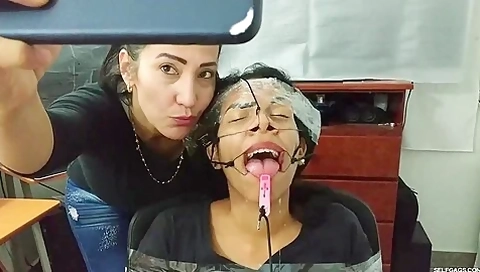 Fucked Up With Bondage And Spitting By Stepmom - Teaser Video