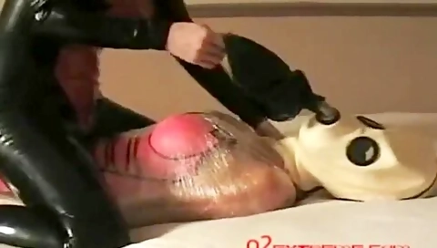 Latex Breathplay Punishment Bondage