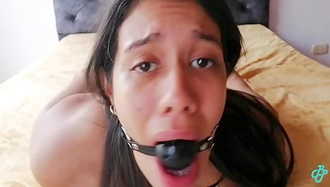 My First Hogtied With Duct Tape And Ball Gag