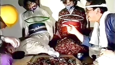 Asian Woman Tied & Gagged