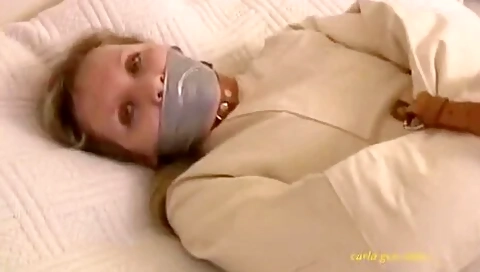 Latex Woman In Tight Medical Bondage