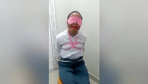 Indo Girlfriend Tied And Teased