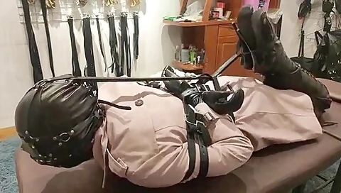 Straight Jacket Treadmill Bondage