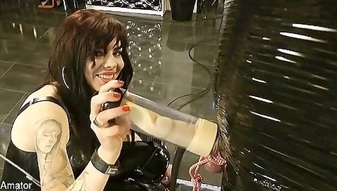 Lady Ashley In Rubber Toy ( 1 Of 3)