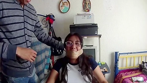 Another Mexican Girl Wrap Gagged