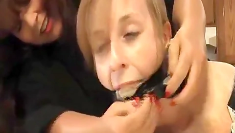 Elane Ties Up Her Maid